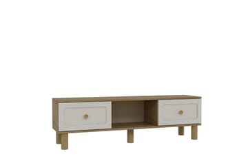 Amarinda TV-benk 150 cm - Brun/Hvit - Møbler - TV- & Mediamøbler - TV benk & mediabenk