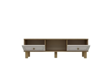 Amarinda TV-benk 150 cm - Brun/Hvit - Møbler - TV- & Mediamøbler - TV benk & mediabenk