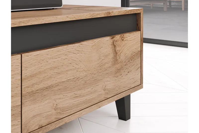 Amshyttan TV-benk 185 cm - Brun - Møbler - TV- & Mediamøbler - TV benk & mediabenk