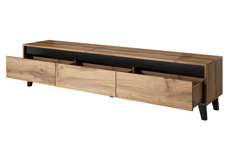 Amshyttan TV-benk 185 cm - Brun - Møbler - TV- & Mediamøbler - TV benk & mediabenk