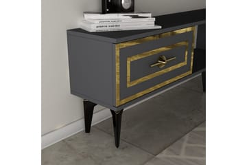 Barriet TV-møbelsett 150x29,6 cm - Antrasitt - Møbler - TV- & Mediamøbler - TV-møbelsett
