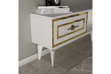 Barriet TV-møbelsett 150x29,6 cm - Hvit - Møbler - TV- & Mediamøbler - TV-møbelsett