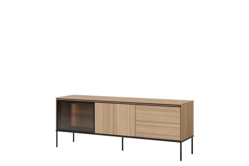 Basici Tv-Benk 167x41 cm - Brun - Møbler - TV- & Mediamøbler - TV benk & mediabenk