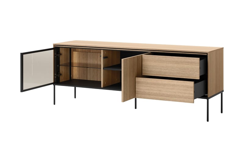 Basici Tv-Benk 167x41 cm - Brun - Møbler - TV- & Mediamøbler - TV benk & mediabenk