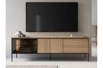 Basici Tv-Benk 197x41 cm - Grå/Grønn - Møbler - TV- & Mediamøbler - TV benk & mediabenk