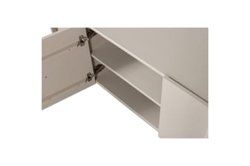 Basu TV-benk Frittstående 152 cm med Oppbevaring i Lyst Tre - Beige - Møbler - TV- & Mediamøbler - TV benk & mediabenk