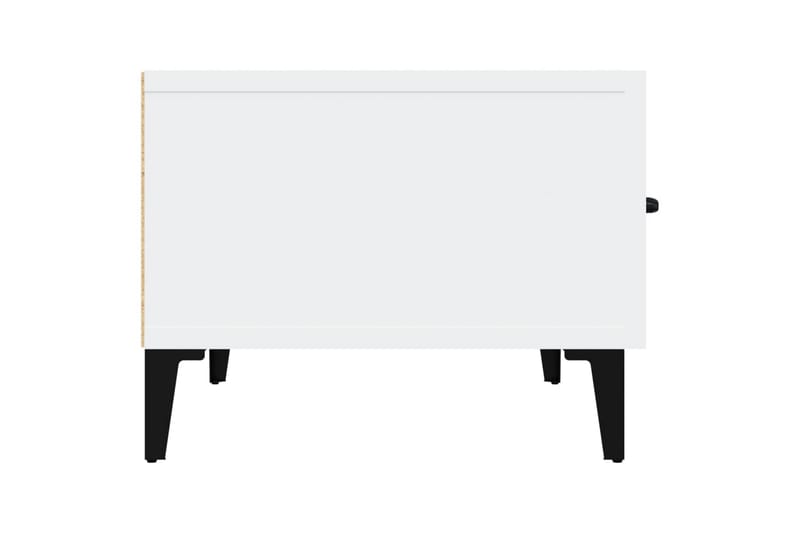 beBasic TV-benk hvit 150x34,5x30 cm konstruert tre - Hvit - TV benk & mediabenk