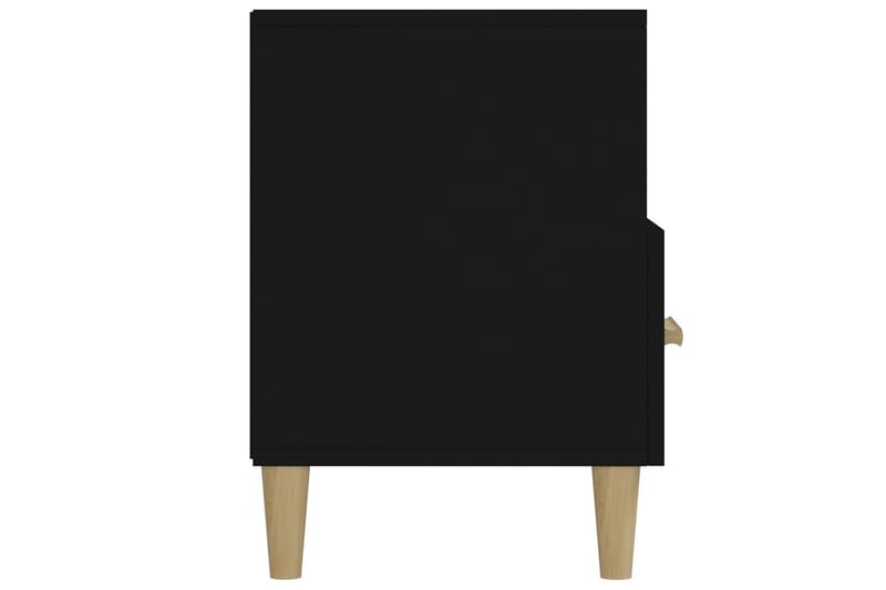 beBasic TV-benk svart 102x36x50 cm konstruert tre - Svart - TV benk & mediabenk