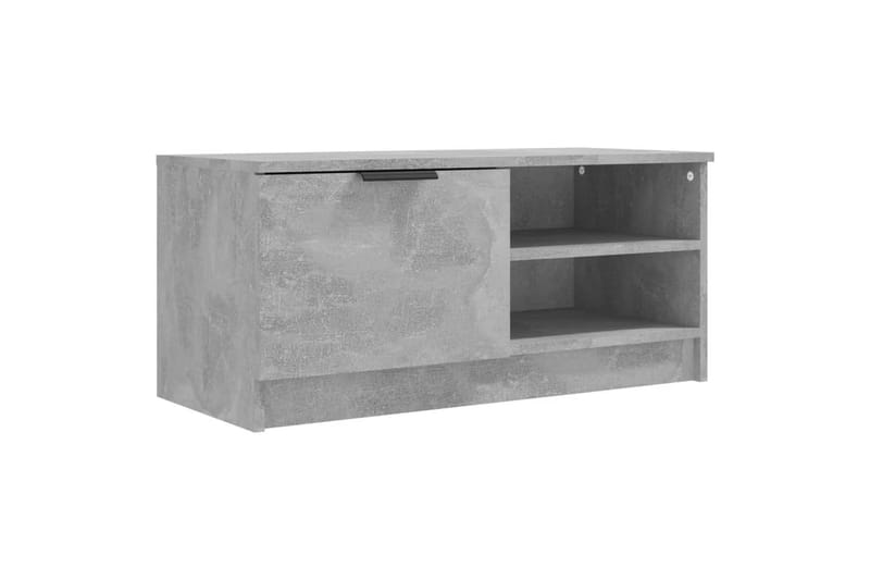 beBasic TV-benker 2 stk betonggrå 80x35x36,5 cm konstruert tre - GrÃ¥ - TV benk & mediabenk