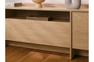 Bellia Tv-Skap 197x38 cm - Beige - Møbler - TV- & Mediamøbler - TV benk & mediabenk