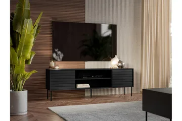 Belonger TV-benk 180 cm - Svart - Møbler - TV- & Mediamøbler - TV benk & mediabenk
