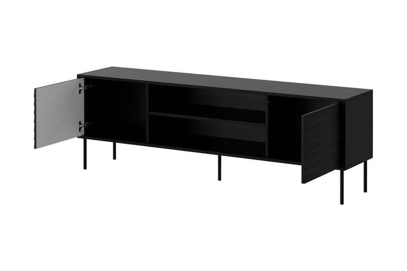 Belonger TV-benk 180 cm - Svart - Møbler - TV- & Mediamøbler - TV benk & mediabenk