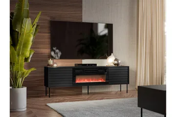 Belonger TV-benk 180 cm - Svart - Møbler - TV- & Mediamøbler - TV benk & mediabenk