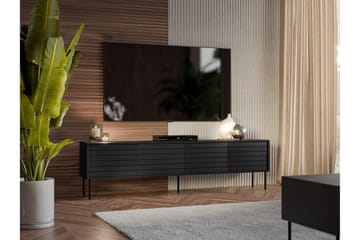 Belonger TV-benk 200 cm - Svart - Møbler - TV- & Mediamøbler - TV benk & mediabenk