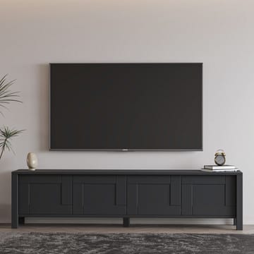 Belor TV-benk 160x45x35 cm - Antrasitt - Møbler - TV- & Mediamøbler - TV benk & mediabenk