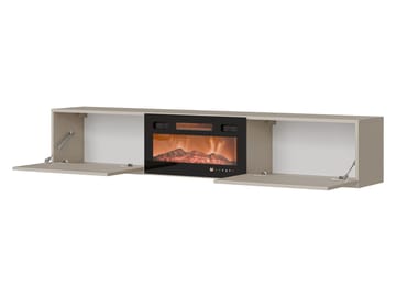 Berik TV-benk 180 cm - beige og svart - Møbler - TV- & Mediamøbler - TV benk & mediabenk