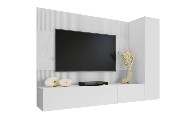 Bernice Tv-Skap 220x38 cm, Beige