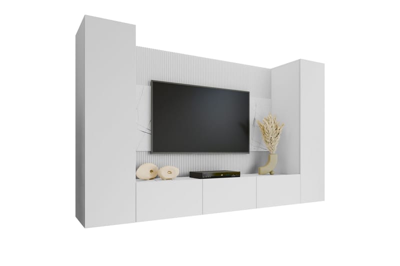 Bernice Tv-Skap 260x38 cm - Grønn - Møbler - TV- & Mediamøbler - TV-skap