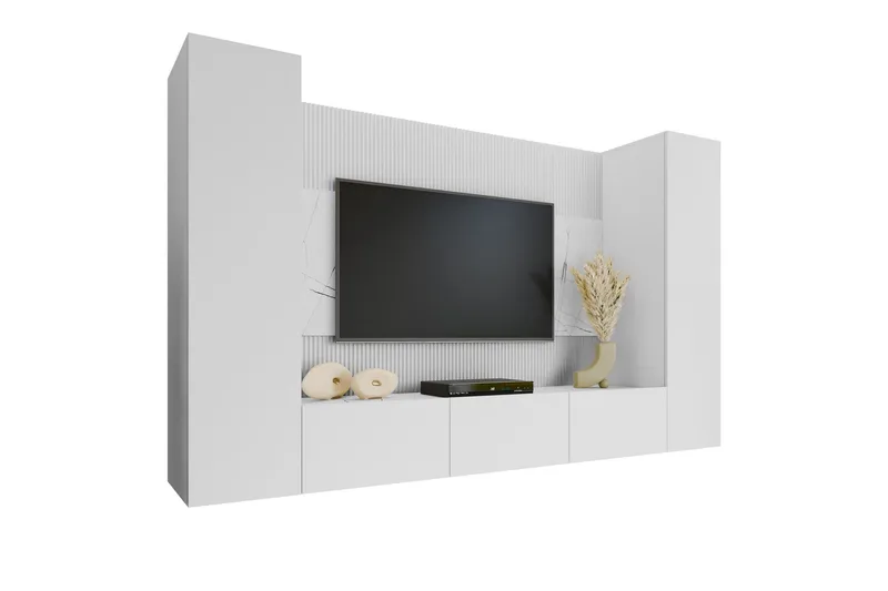 Bernice Tv-Skap 260x38 cm - Grønn - Møbler - TV- & Mediamøbler - TV-møbelsett