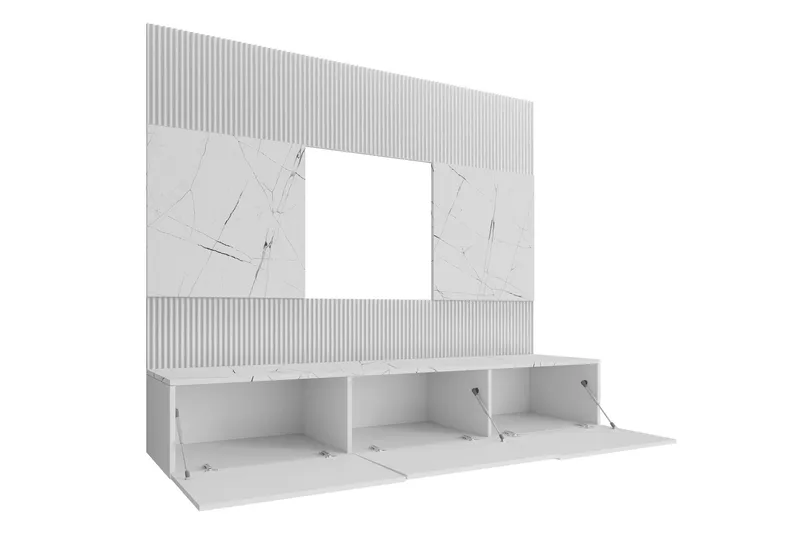 Bernice TV-skap 38x150 cm - Svart - Møbler - TV- & Mediamøbler - TV-møbelsett