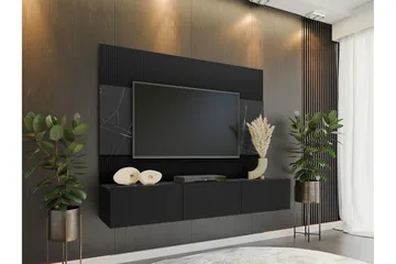 Bernice TV-skap 38x150 cm - Svart - Møbler - TV- & Mediamøbler - TV-møbelsett