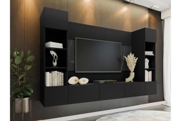 Bernice TV-skap 38x150 cm - Svart - Møbler - TV- & Mediamøbler - TV-møbelsett