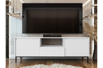 Bjurholm TV-benk 174 cm - Hvit - Møbler - TV- & Mediamøbler - TV benk & mediabenk