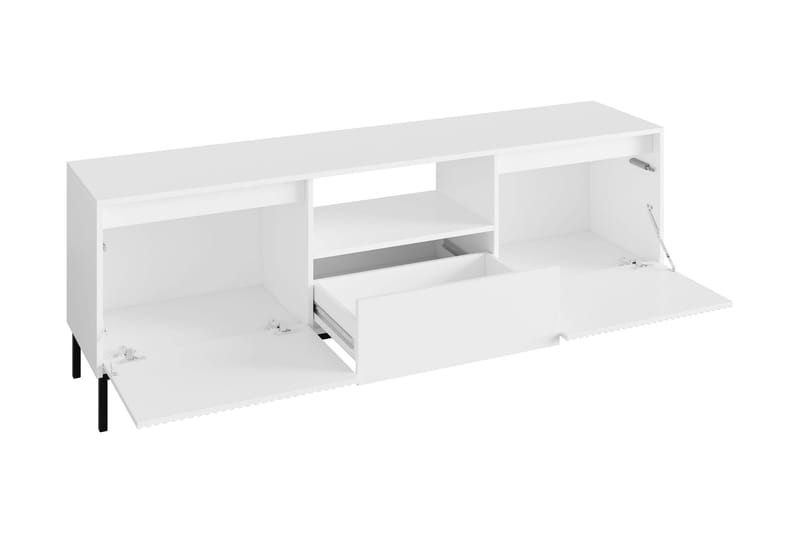 Bjurholm TV-benk 174 cm - Hvit - Møbler - TV- & Mediamøbler - TV benk & mediabenk