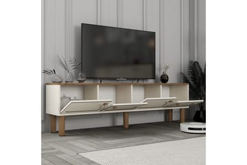 Bohemsk TV-benk 180 cm - Cremehvit/Multifarget - Møbler - TV- & Mediamøbler - TV benk & mediabenk