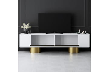Bohemsk TV-benk 180 cm - Gull/Hvit - Møbler - TV- & Mediamøbler - TV benk & mediabenk