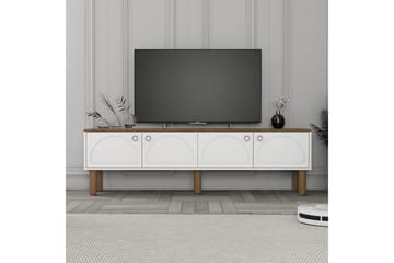 Bohemsk TV-benk 180 cm - Hvit - Møbler - TV- & Mediamøbler - TV benk & mediabenk