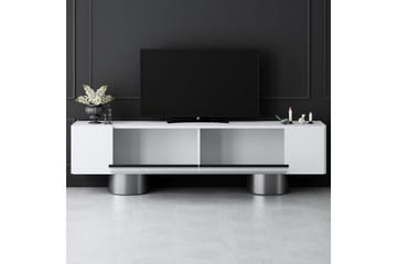 Bohemsk TV-benk 180 cm - Hvit/Sølv - Møbler - TV- & Mediamøbler - TV benk & mediabenk