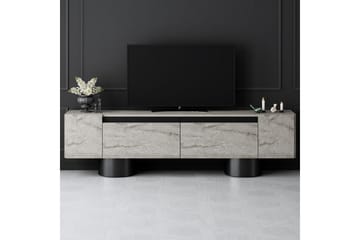Bohemsk TV-benk 180 cm - Natur/Svart - Møbler - TV- & Mediamøbler - TV benk & mediabenk