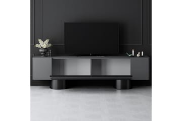 Bohemsk TV-benk 180 cm - Svart/Antrasitt - Møbler - TV- & Mediamøbler - TV benk & mediabenk