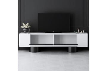 Bohemsk TV-benk 180 cm - Svart/Hvit - Møbler - TV- & Mediamøbler - TV benk & mediabenk