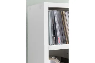 Bokhylle 21 cm i Malt Tre - Hvit - Oppbevaring - Hylle - Bokhylle