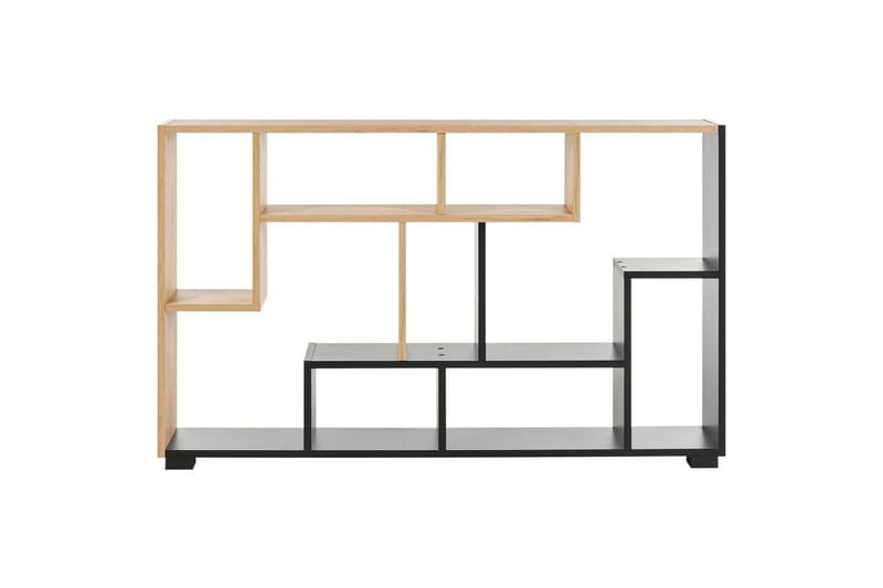 Bokhylle Alma Lyst tre, svart - Lyst tre, svart - Oppbevaring - Hylle - Bokhylle