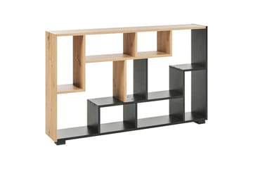 Bokhylle Alma Lyst tre, svart - Lyst tre, svart - Møbler - TV- & Mediamøbler - CD-hylle & DVD-hylle