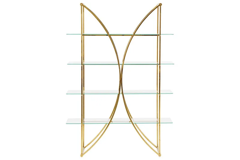 Bokhylle Hollow Gull - Gull - Oppbevaring - Hylle - Bokhylle