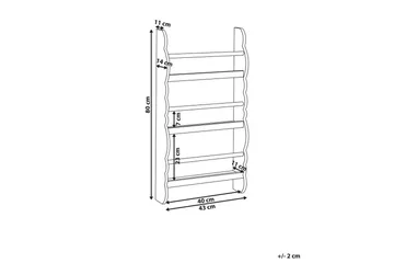 Bokhylle Rigolet Grønt, lyst tre - Grønt, lyst tre - Oppbevaring - Hylle - Bokhylle