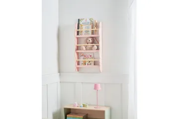 Bokhylle Rigolet Rosa, lyst tre - Rosa, lyst tre - Oppbevaring - Hylle - Bokhylle