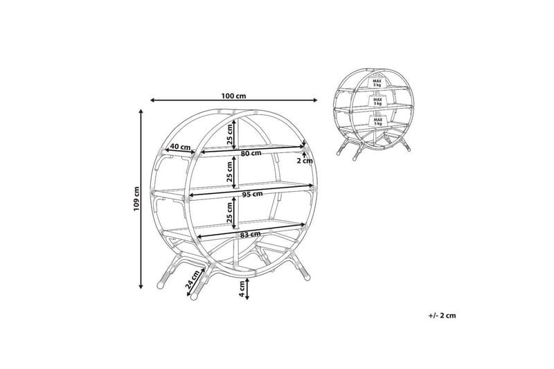 Bokhylle Tuvalu Ii - Oppbevaring - Hylle - Bokhylle