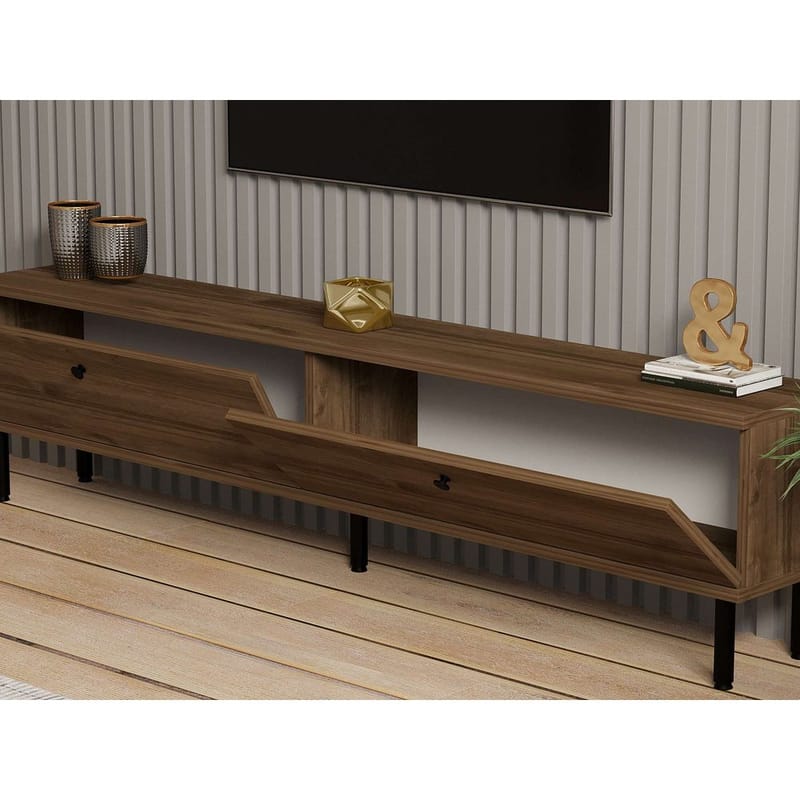 Bravic TV-benk 160 cm - Brun - Møbler - TV- & Mediamøbler - TV benk & mediabenk