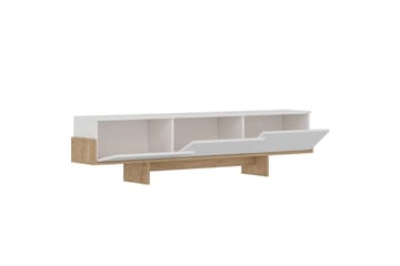 Brin TV-benk 180 cm - Natur/Hvit - Møbler - TV- & Mediamøbler - TV benk & mediabenk