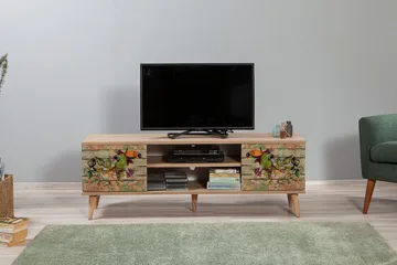 Brokind TV-Benk 140 cm - Brun - Møbler - TV- & Mediamøbler - TV benk & mediabenk