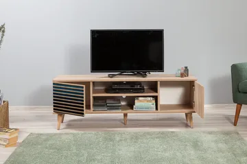 Brokind TV-Benk 140 cm - Brun - Møbler - TV- & Mediamøbler - TV benk & mediabenk