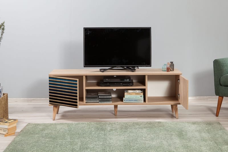 Brokind TV-Benk 140 cm - Brun - Møbler - TV- & Mediamøbler - TV benk & mediabenk
