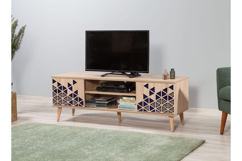 Brokind TV-Benk 140 cm - Brun - Møbler - TV- & Mediamøbler - TV benk & mediabenk
