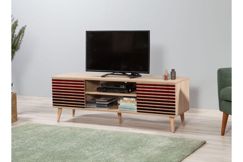 Brokind TV-Benk 140 cm - Brun - Møbler - TV- & Mediamøbler - TV benk & mediabenk