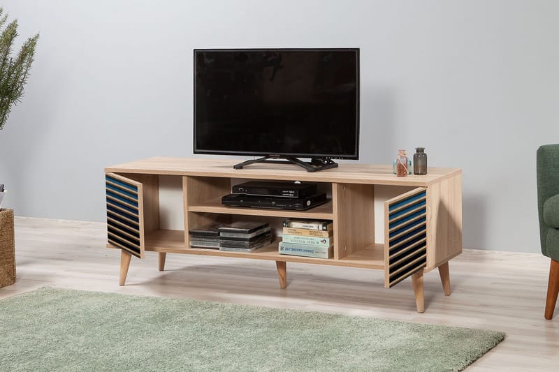 Brokind TV-Benk 140 cm - Brun - Møbler - TV- & Mediamøbler - TV benk & mediabenk